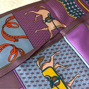 Like Hermes acarf New Purple Twilly Scarf very elegant